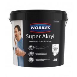 Super akryl 5L biała NOBILES